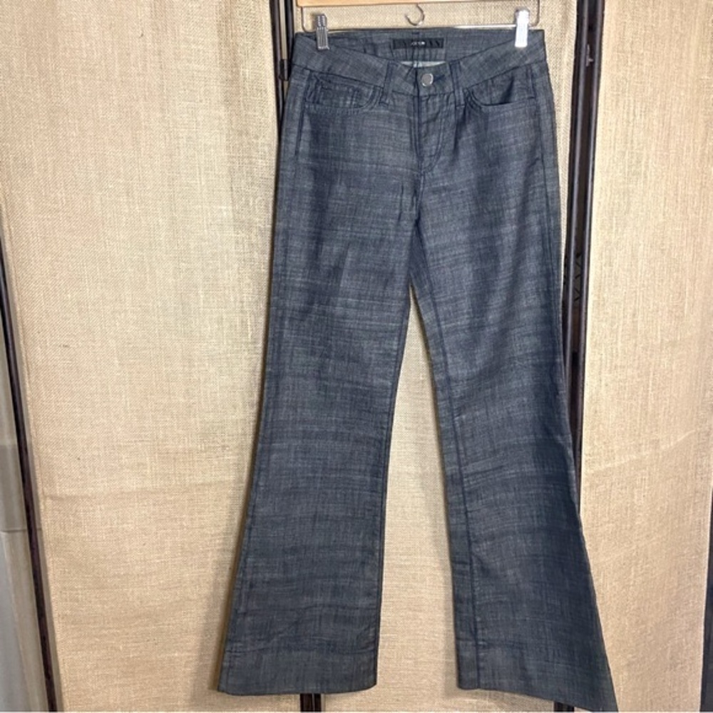 Joe’s Jeans Wide Leg Muse jean with 5 pockets. Dark blue. Size 27. Inseam 33.